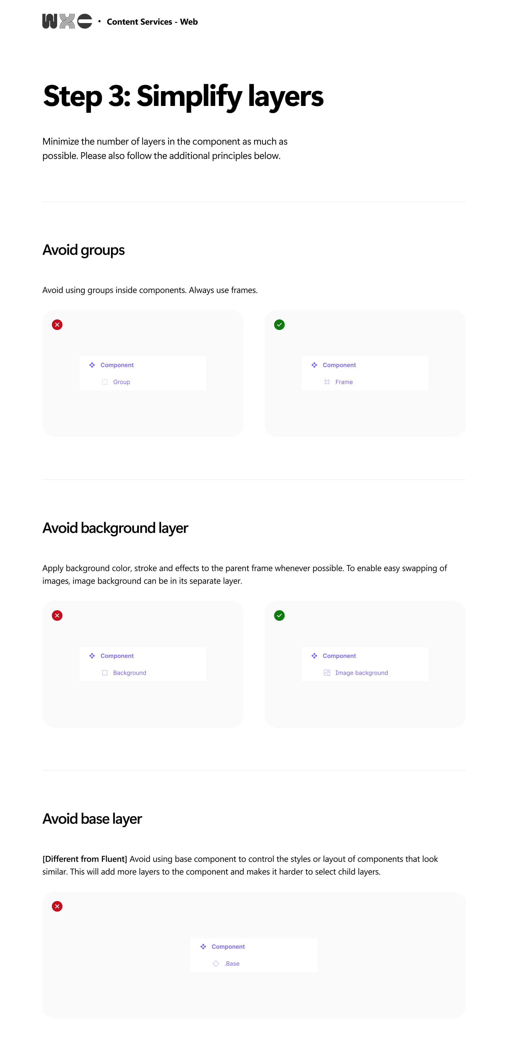 Step 3: Simplify layers